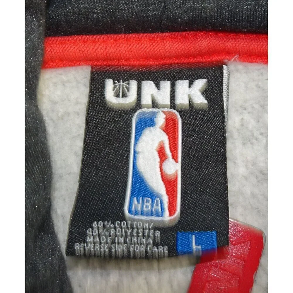 NBA Chicago Bulls Gray Unk Jacket Size Large
